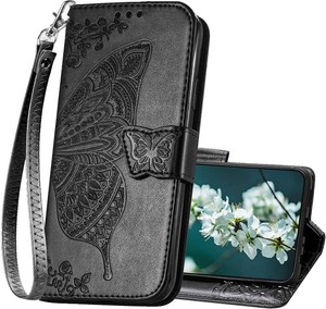 for Galaxy S25 5G Phone Case Wallet,Women Flip Cover,Black