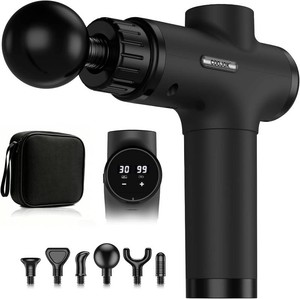 $60 Massage Gun, Deep Tissue Percussion Massager 30 Speeds for Pain Relief