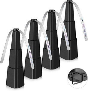 $34 Fly Fans for Tables, Fly Fan Outdoor Indoor Keep Flies Away, Table Top Spinner with Holographic Blades, Flies Deterrent for Picnic, Restaurant, Party, Home, BBQ (4 Pack)