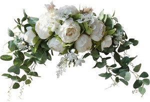 $28 Wedding Arch Flowers 30 Inch Rustic Artificial Floral Swag Decor