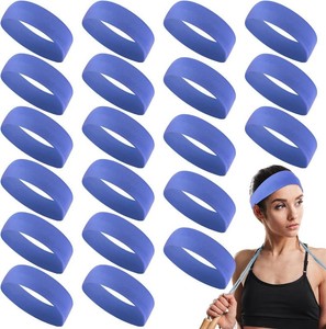 Hotop 20 Pcs Sport Stretchy Headbands Bulk for Girls