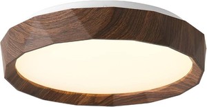 $50 ANYLOVE 12 inch LED Flush Mount Ceiling Light Fixture,3000K 4000K 5000K Adjustable Ceiling Lights, Farmhouse Oak Wood Grain Ceiling Light for Bedroom Hallway Bathroom Kitchen