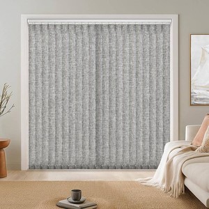 $75 LazBlinds Vertical Blinds Replacement Slats, 34 Pack, Grey