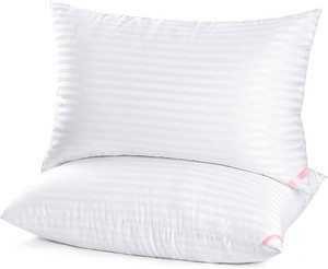 $20 EIUE Hotel Collection Bed Pillows for Sleeping 2 Pack Queen Size Pillows for Side and Back Sleepers,Super Soft Down Alternative Microfiber Filled Pillows,20 x 30 Inches