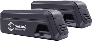 $38 OWLTRA OW-2 Indoor Electric Mouse Trap 2 PCS, Instant Kill Rodent Zapper with Pet Safe Trigger, Black