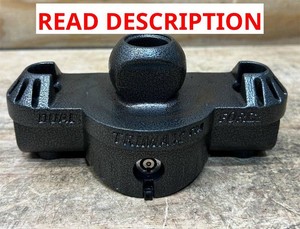 Trial Trailer Coupler & U-Lock see description