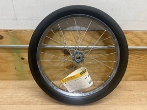 $55 Marathon Tires Flat-Free Tire on Steel Spoke Rim, 34in. Bore, 20 x 1.75in.