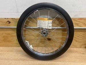 $55 Marathon Tires Flat-Free Tire on Steel Spoke Rim, 34in. Bore, 20 x 1.75in.