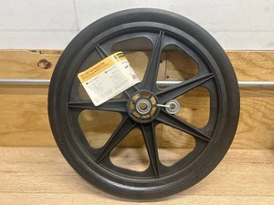 $63 Marathon Tires Flat-Free Tire on Plastic Spoke Rim, 34in. Bore, 20 x 2.0in.