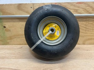 $65 Klutch Flat-Free Universal Mower Tire Assembly, 136.50-6, Smooth Tread
