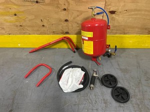 Allsource Roll-About Abrasive Pressure Blaster with Deadman Handle, 20-Lb. Capacity, Model# 41001