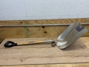 $42 Strongway Scoop Shovel, 14.17in. Aluminum Blade, 24in. Wood D-Handle