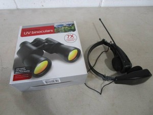 Emerson Binoculars, Headphone Radio