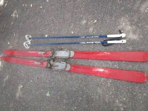 Antique Wooden Skis