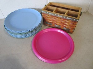 Picnic Plate & Utensil Holders