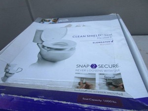 Elevated, Elongated Toilet Seat