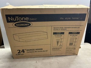 24 White Oven Range Hood