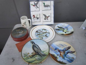 Wildlife Plates, Napkins, Mug