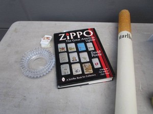 Zippo Lighter Book, Lighter, Cigar Ashtray