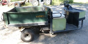 3 wheeled Cushman Truckster