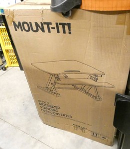 Mount It 7927E  Electric standing desk converter - new in box
