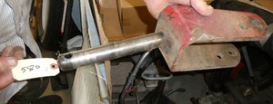 Repaired caster fork for 580D