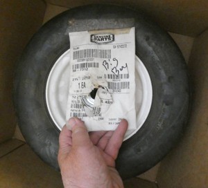 New 12 inch Caster Wheel for 580D 98-7312 12x6x6