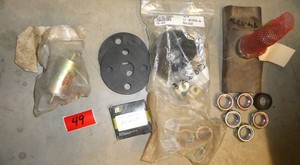 Toro 345 Parts - fuel filter, couplings, spindle bearing