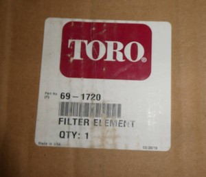 Toro oil filter 69-1720 for 580D