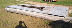 Ye Old Crusty barge for repair or scrap aluminum