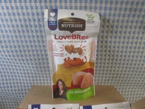 (CSB) 12 Bags of LoveBites Chicken Cat Treats Past Date