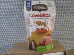 (CSB) 12 Bags of LoveBites Chicken Cat Treats Past Date