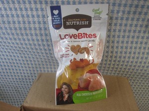 (CSB) 12 Bags of LoveBites Chicken Cat Treats Past Date