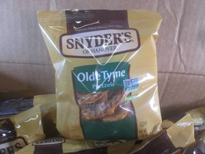 (EC2) Case of 60 Bags of Olde Tyme Pretzels Past Date