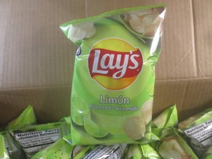 (EC2) Case of 24 Bags of Lays Limon Potato Chips Past Date
