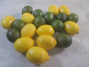 (BS) Lot of 20 Faux Lemons and Limes 10 of Each