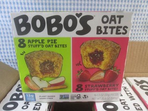 (C-1) 4 Boxes of Bobos Oat Bites 16 per Box Past Date