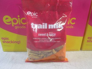 (B-3) 16 Bags of Sweet & Spicy Trail Mix 4 Boxes of 4 Bags Past Date