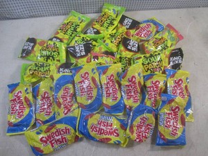(B-2) 24 Bags of Sour Patch Kids and Swedish Fish Past Date