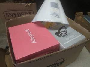 (G-1) Big Box of New Shelf Pulls  Overstock