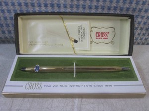 (CNTR) Vintage Cross 12K Gold Filled Ball Pen with Original Box