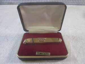 (CNTR) 12K Gold Filled Pocket Knife with Box