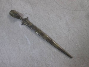 (CNTR) Vintage Brass Egyptian Letter Opener 7