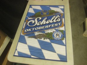 (H-1) Schells Oktoberfest Hanging Banner 24 x 36