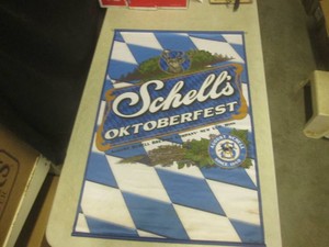 (H-1) Schells Oktoberfest Hanging Banner 24 x 36