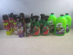 (A-2) Assorted Car WaxWash and Bug Spray