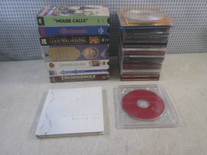(F-1) Assorted CDs and VHS Movies
