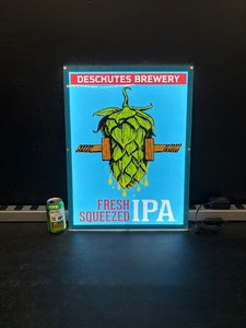 Descuttes Brewery Fresh Squeezed IPA, LED sign