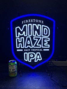 Firestone Mind Haze IPA - Hazy Tropical, LED sign