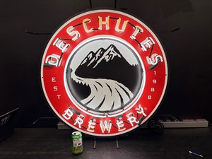 Deschutes Brewery neon sign